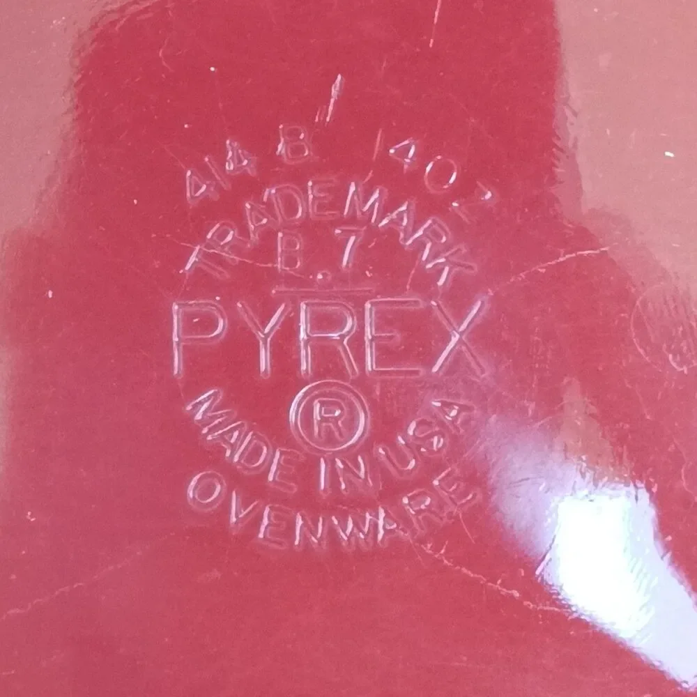 Vintage Pyrex 414-B Clear Glass Bowl/Dish 14 oz